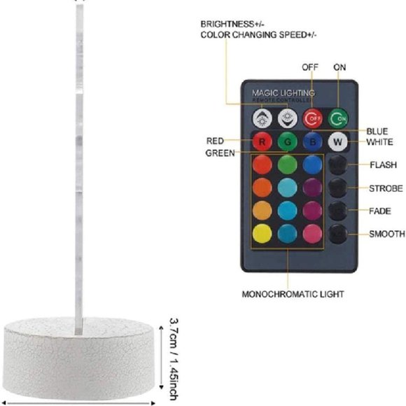 NEW 3D Illusion Night Lights Christmas Tree - Picture 5 of 9